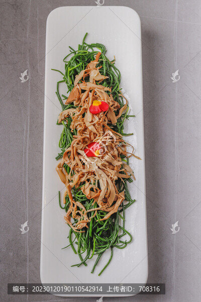 沙蔥豆腐絲