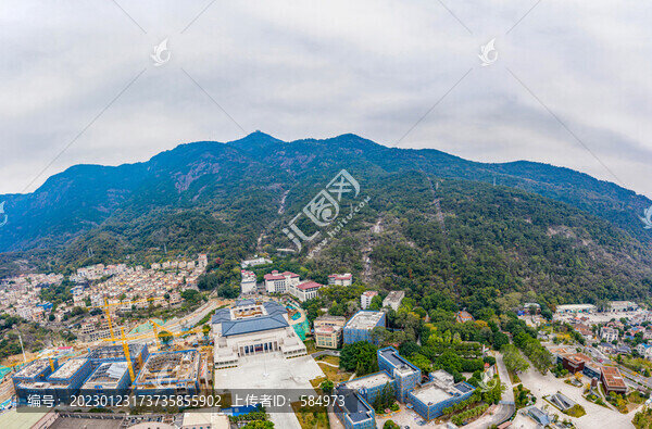 航拍福州鼓山風(fēng)景區(qū)