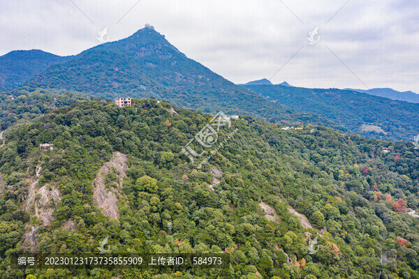 航拍福州鼓山風(fēng)景區(qū)