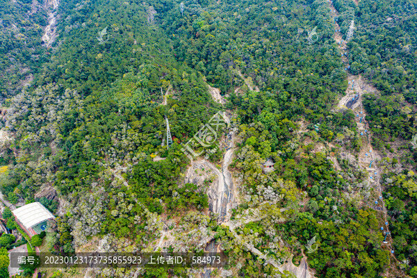 航拍福州鼓山風(fēng)景區(qū)