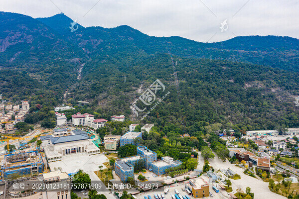 航拍福州鼓山風(fēng)景區(qū)