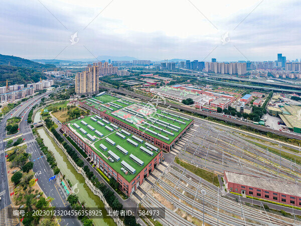 福州地鐵車輛段屋頂球場綠化