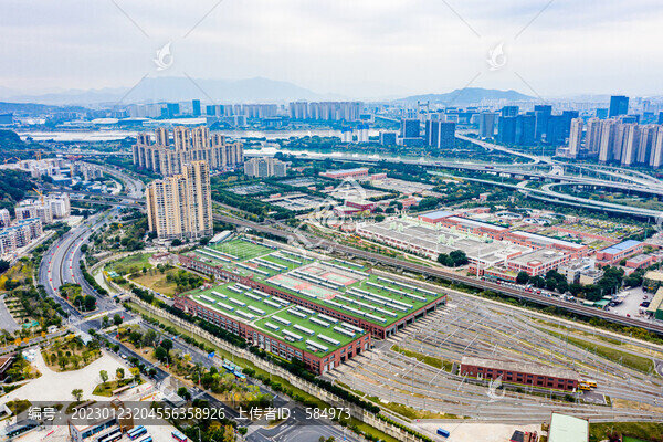 福州地鐵車輛段屋頂球場綠化