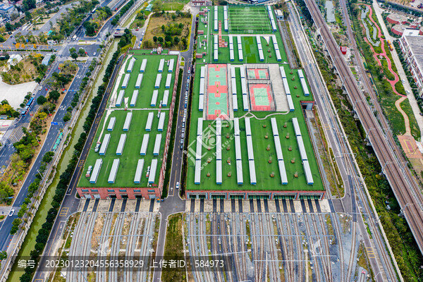 福州地鐵車輛段屋頂球場綠化