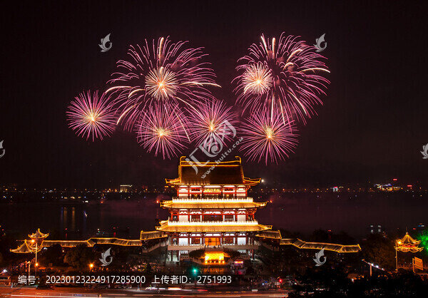 長沙橘子洲煙花