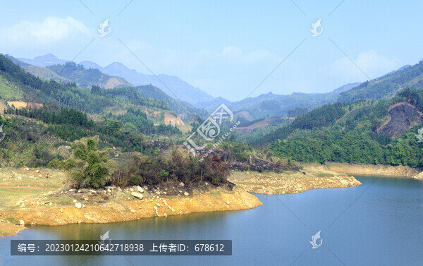 水庫湖泊景觀