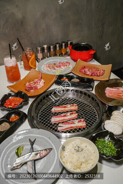 日式燒肉韓式烤肉肥牛美食