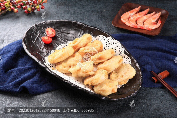 鮮蝦肉藕夾