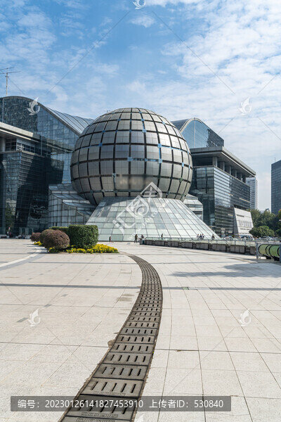 杭州金融中心現(xiàn)代建筑街景