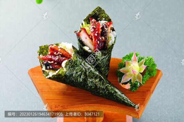 蒲燒鰻魚手卷