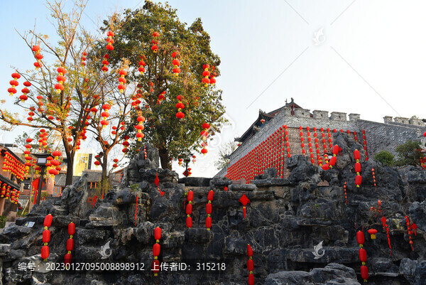 西昌古城紅燈籠