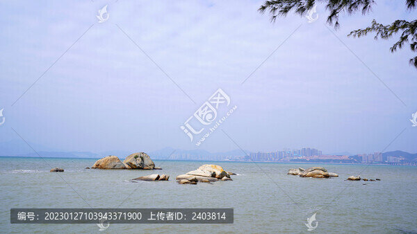 惠州赤砂濱海公園海水石頭