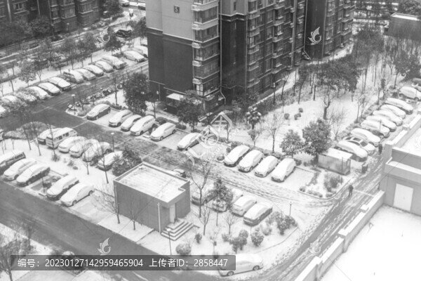 小區(qū)雪景