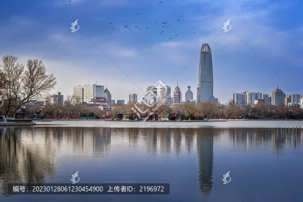 大明湖畔綠地普利中心風(fēng)光