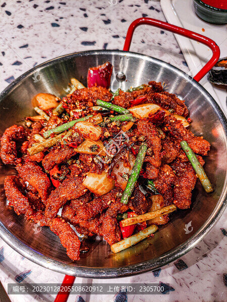 辣炒牛肉條
