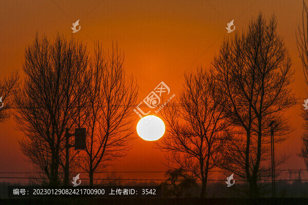 鄉(xiāng)下落日