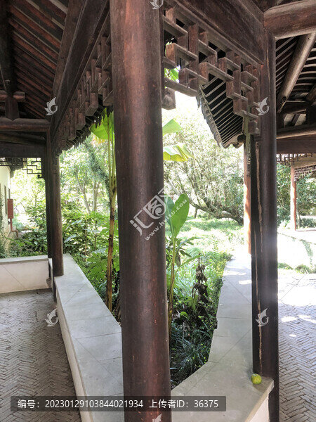 中式長廊