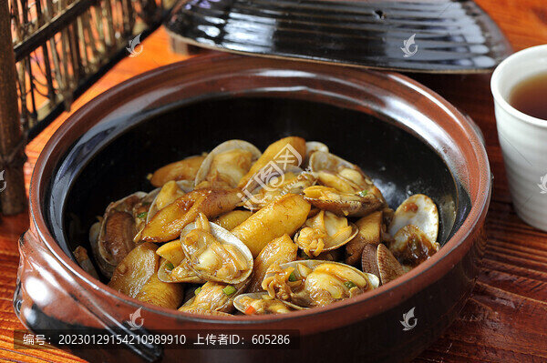 花甲啫雞腿菇