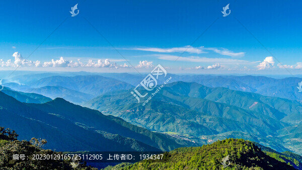 哀牢山風光