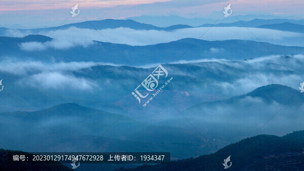 紫溪山云海