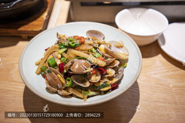 辣炒花甲