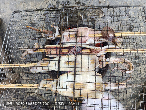 烤魷魚串