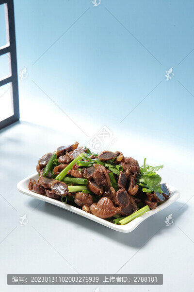 小蔥拌雞胗