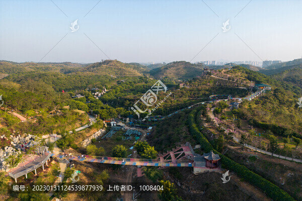 高空航拍懸索橋