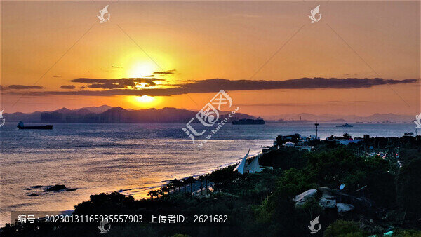 廈門旅游落日