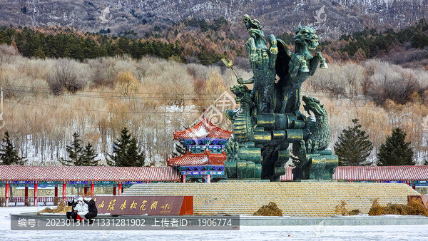 春節(jié)里的吉林市松花湖旅游景區(qū)