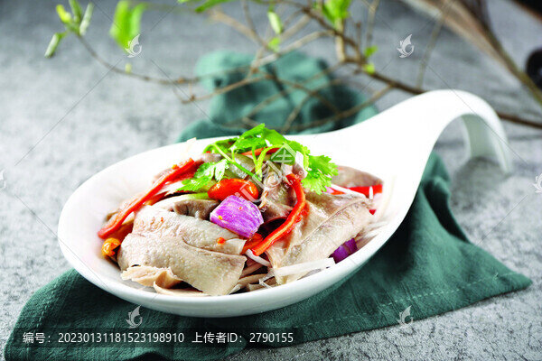 蔥油撈豬肚