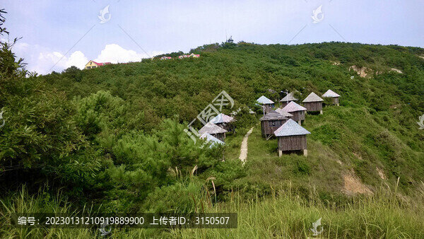 黑島別墅木屋群遠景