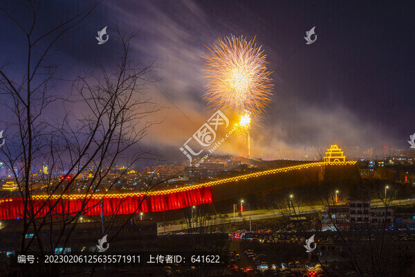 榆林元宵節(jié)焰火燈光秀