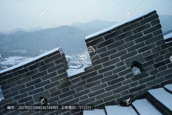 長(zhǎng)城雪景