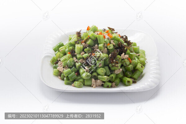 老干媽炒豆角