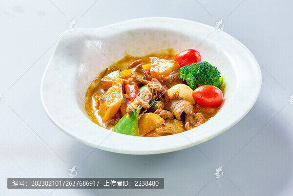 咖喱牛肉