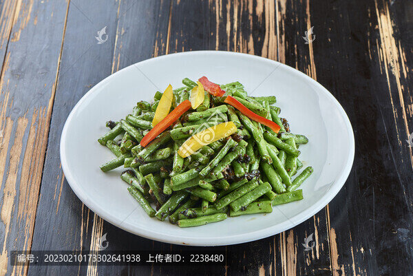欖菜炒豆角