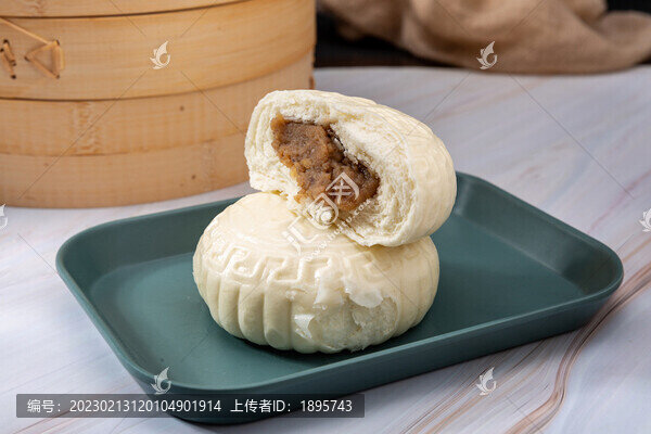 板栗餡饅頭