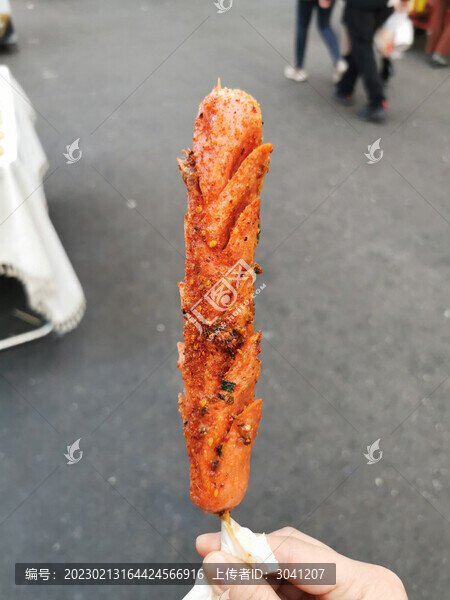 淀粉烤腸小吃