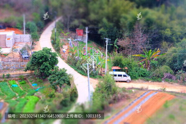 微縮鄉(xiāng)村道路