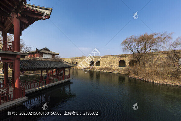 濟(jì)南百脈泉清照詞園庭院深景觀