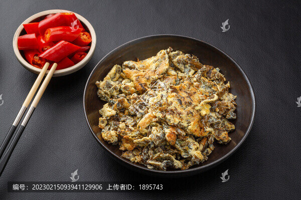 地皮菜炒雞蛋
