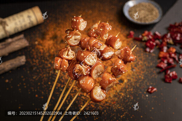 烤肥腸串