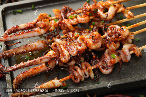 烤魷魚串