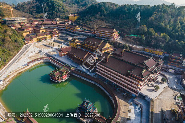 紹興上虞秀峰寺航拍