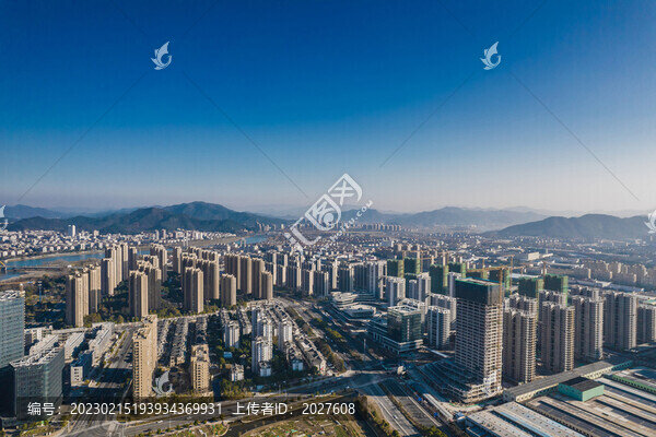 上虞城西e游小城市風(fēng)光航拍