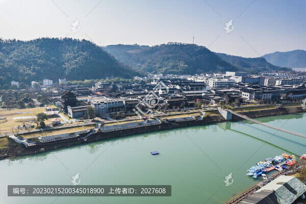 嵊州越劇小鎮(zhèn)航拍