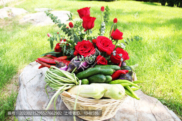 蔬菜花籃