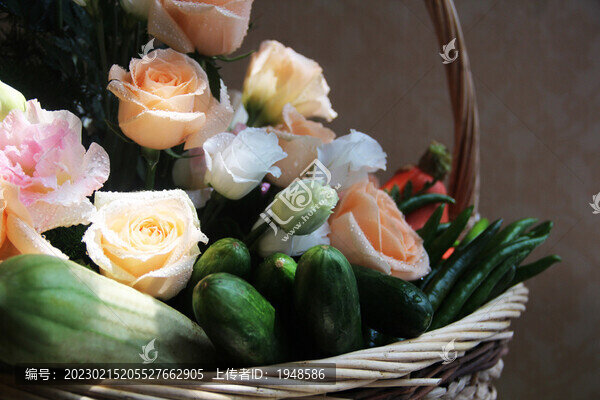 蔬菜花籃