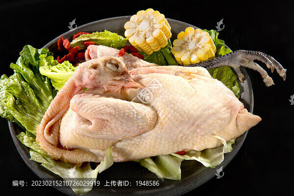 半只雞